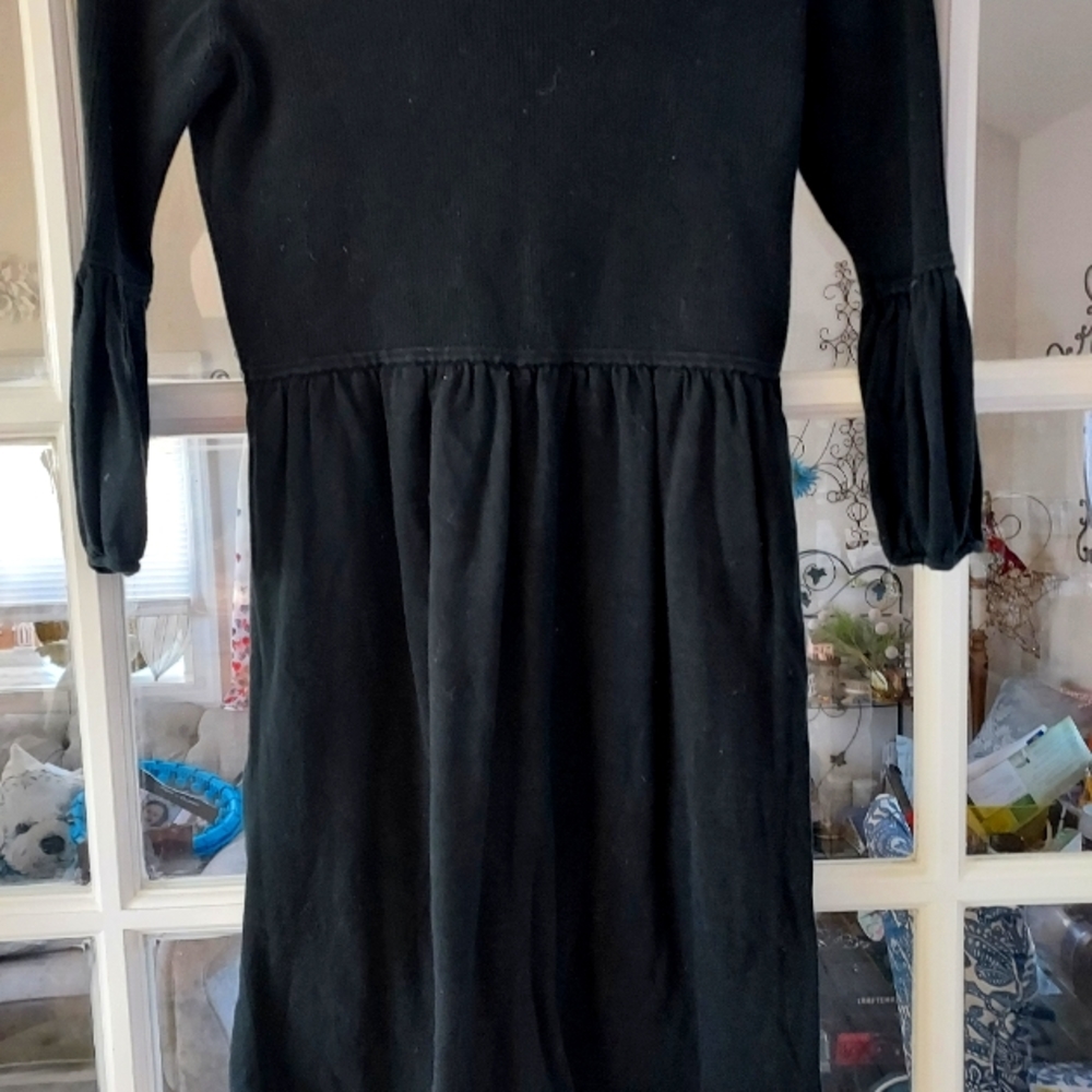 Black Jersey Material  Dress